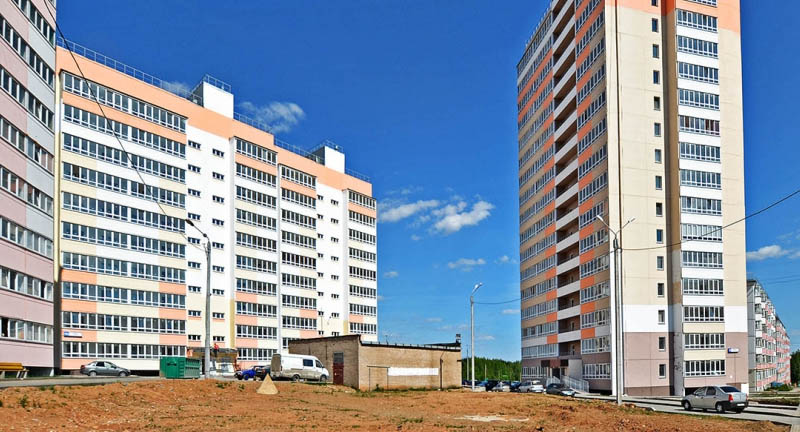 Новостройки в микрорайоне «Радужный»